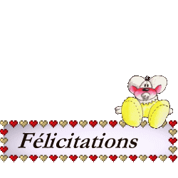 félicitations